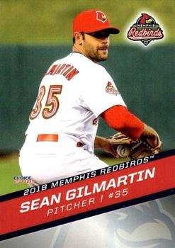 2018 Choice Memphis Redbirds #8 Sean Gilmartin Front