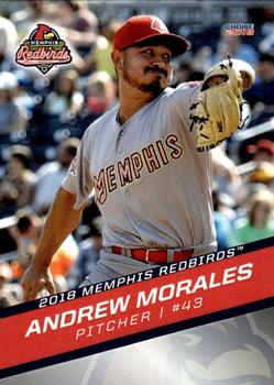 2018 Choice Memphis Redbirds #19 Andrew Morales Front