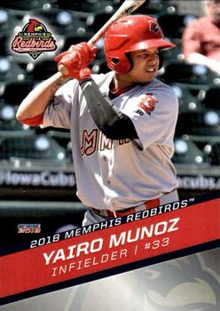 2018 Choice Memphis Redbirds #21 Yairo Munoz Front