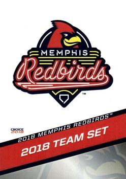 2018 Choice Memphis Redbirds #NNO Checklist Front