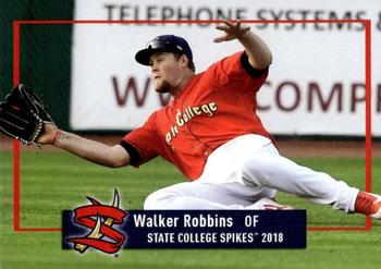 2018 Grandstand State College Spikes #NNO Walker Robbins Front