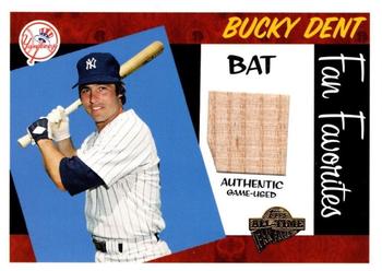 2005 Topps All-Time Fan Favorites - Relics #FFR-BD Bucky Dent Front