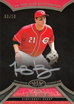 2013 Topps Tier One - On The Rise Autographs Silver Ink #ORA-TF Todd Frazier Front