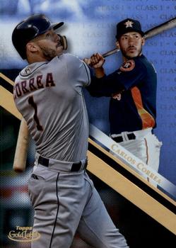 2019 Topps Gold Label #26 Carlos Correa Front