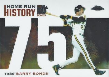 2005 Topps Chrome Updates & Highlights - Barry Bonds Home Run History #BB75 Barry Bonds Front