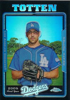 2005 Topps Chrome Updates & Highlights - Black Refractors #UH134 Heath Totten Front