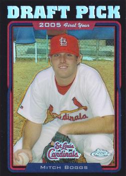 2005 Topps Chrome Updates & Highlights - Black Refractors #UH215 Mitchell Boggs Front