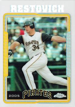 2005 Topps Chrome Updates & Highlights - Refractors #UH16 Michael Restovich Front