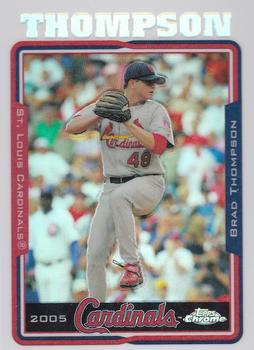2005 Topps Chrome Updates & Highlights - Refractors #UH66 Brad Thompson Front
