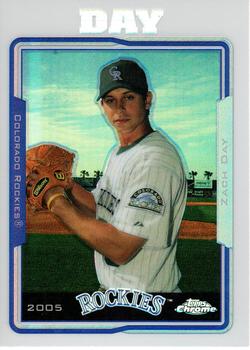 2005 Topps Chrome Updates & Highlights - Refractors #UH80 Zach Day Front