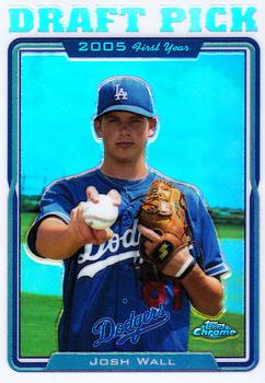 2005 Topps Chrome Updates & Highlights - Refractors #UH211 Josh Wall Front