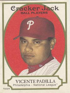 2005 Topps Cracker Jack - Mini Red #59 Vicente Padilla Front