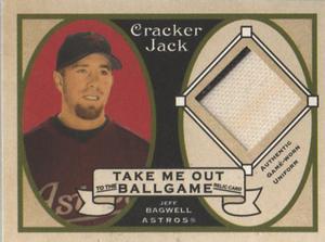 2005 Topps Cracker Jack - Take Me Out to the Ballgame Mini Relics #TO-JB Jeff Bagwell Front