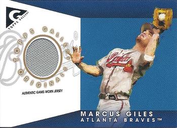 2005 Topps Gallery - Originals Relics #GO-MG Marcus Giles Front