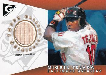 2005 Topps Gallery - Originals Relics #GO-MTE Miguel Tejada Front