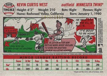 2005 Topps Heritage - Chrome #THC83 Kevin West Back