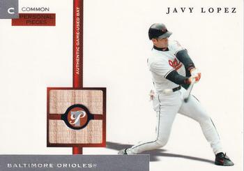 2005 Topps Pristine - Personal Pieces Common Relics #PPC-JL Javy Lopez Front