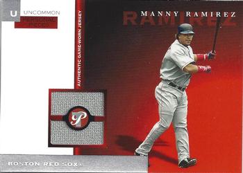 2005 Topps Pristine - Personal Pieces Uncommon Relics #PPU-MR Manny Ramirez Front