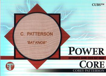 2005 Topps Pristine - Power Core Bat Knob Relics #PC-CP Corey Patterson Front