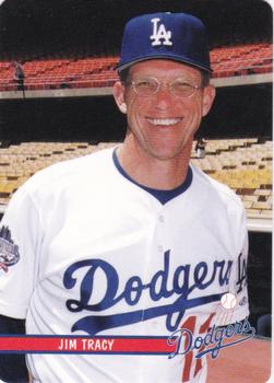 2002 Keebler Los Angeles Dodgers SGA #1 Jim Tracy Front