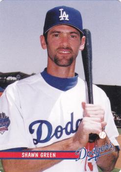 2002 Keebler Los Angeles Dodgers SGA #3 Shawn Green Front
