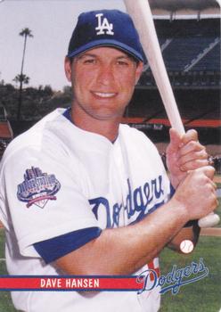 2002 Keebler Los Angeles Dodgers SGA #9 Dave Hansen Front