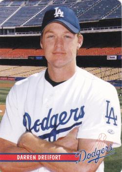 2002 Keebler Los Angeles Dodgers SGA #21 Darren Dreifort Front