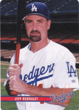2002 Keebler Los Angeles Dodgers SGA #25 Jeff Reboulet Front