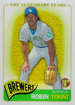 2005 Topps Pristine Legends - Gold Refractors #43 Robin Yount Front