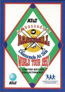 1997 AT&T Ambassadors of Baseball #NNO Header Front