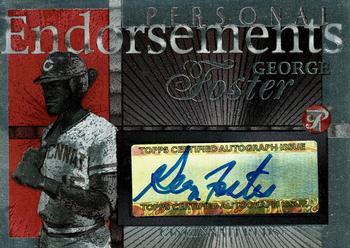 2005 Topps Pristine Legends - Personal Endorsements #PEA-GF George Foster Front