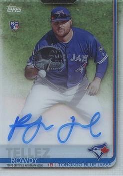 2019 Topps Clearly Authentic #CAA-RT Rowdy Tellez Front