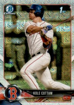 2018 Bowman Draft - Chrome Asia Mojo Refractor #BDC-69 Kole Cottam Front