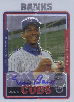 2005 Topps Retired Signature Edition - Autographs #TA-EB Ernie Banks Front