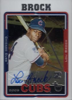 2005 Topps Retired Signature Edition - Autographs #TA-LB Lou Brock Front