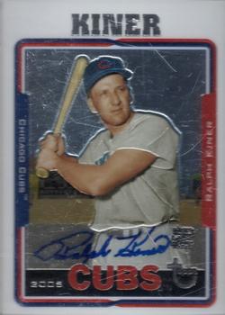 2005 Topps Retired Signature Edition - Autographs #TA-RK Ralph Kiner Front