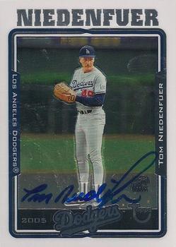 2005 Topps Retired Signature Edition - Autographs #TA-TN Tom Niedenfuer Front