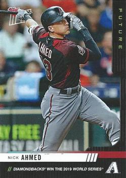 2019 Topps Now Future World Series Winners - Team Set SN10 Potential Prize #2 Nick Ahmed Front