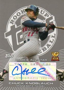 2005 Topps Rookie Cup - Autographs #RC-CK Chuck Knoblauch Front