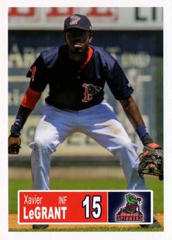 2018 Grandstand Lowell Spinners #NNO Xavier LeGrant Front