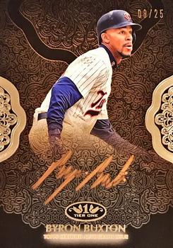 2019 Topps Tier One - Prime Performers Autographs Bronze Ink #PPA-BBU Byron Buxton Front