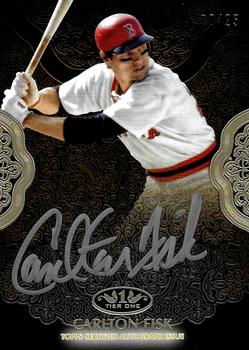 2019 Topps Tier One - Prime Performers Autographs Silver Ink #PPA-CF Carlton Fisk Front