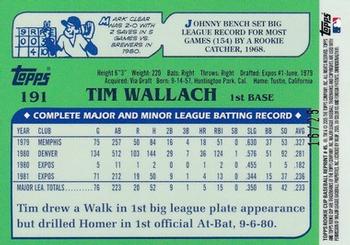 2005 Topps Rookie Cup - Reprints Chrome #45 Tim Wallach Back
