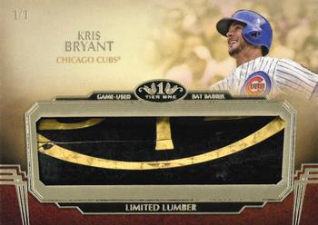 2019 Topps Tier One - Tier One Limited Lumber #T1LL-KB Kris Bryant Front