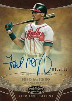 2019 Topps Tier One - Tier One Talent Autographs #TTA-FMC Fred McGriff Front