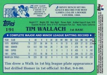 2005 Topps Rookie Cup - Reprints Chrome Refractor #45 Tim Wallach Back