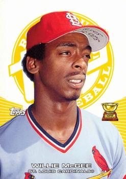 2005 Topps Rookie Cup - Yellow #50 Willie McGee Front