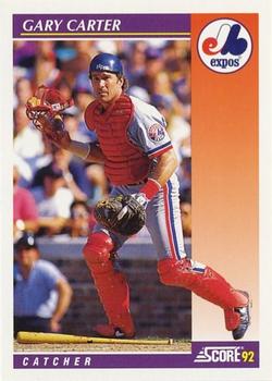1992 Score Rookie & Traded #59T Gary Carter Front