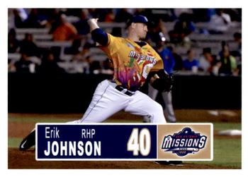 2018 Grandstand San Antonio Missions #11 Erik Johnson Front