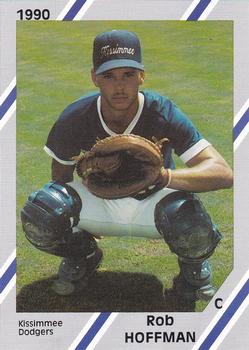 1990 Diamond Cards Kissimmee Dodgers #14 Rob Hoffman Front